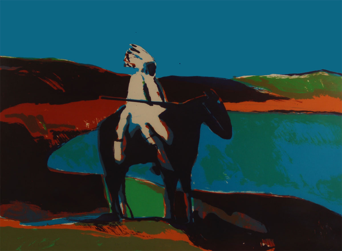 Fritz Scholder Print - C3984U